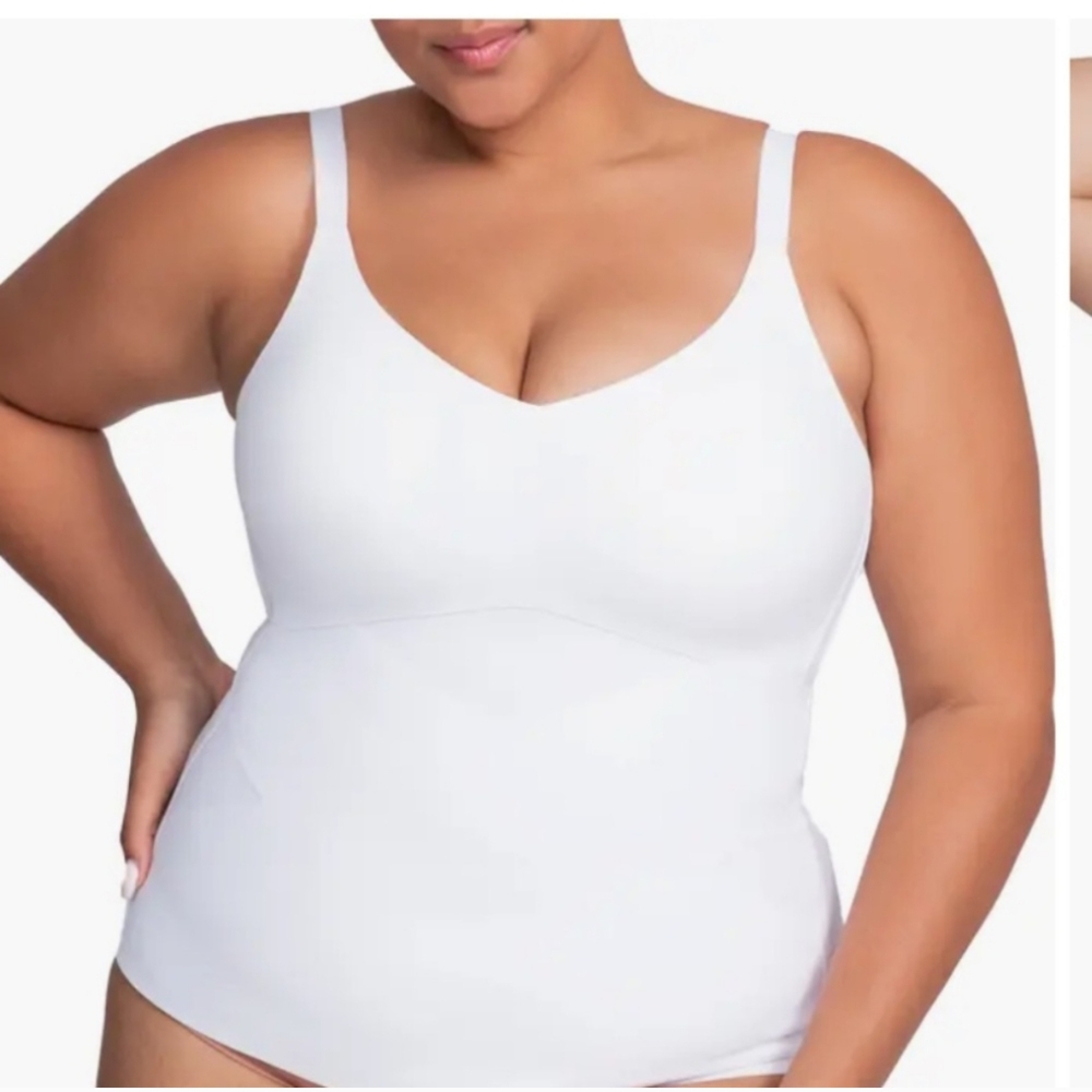 HONEYLOVE LiftWear White Camisole Astral Women's Size 2X